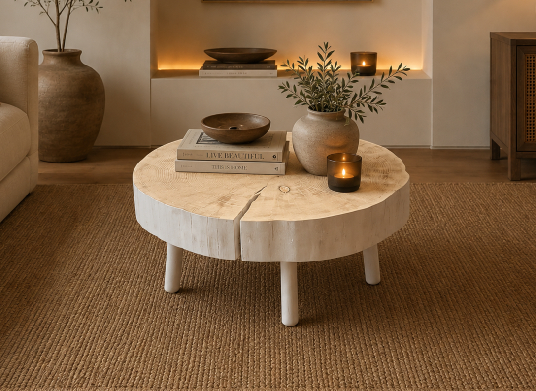 Salon-/bijzettafel Eik wit 32